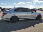 2012 Mercedes-benz C 300 4matic Silver vin: WDDGF8BBXCA699782