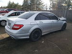 2012 Mercedes-benz C 300 4matic Серебряный vin: WDDGF8BBXCR200500