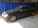 2012 Mercedes-benz C 300 4matic Black vin: WDDGF8BBXCR214459