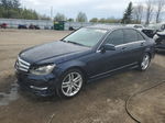 2012 Mercedes-benz C 250 4matic Blue vin: WDDGF8FB2CF877116