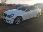 2012 Mercedes-benz C 250 White vin: WDDGJ4HB0CF752409