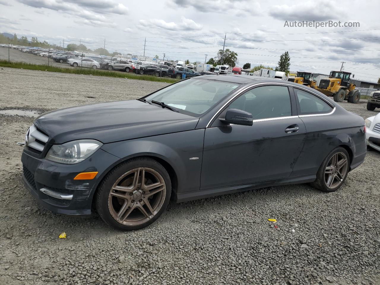 2012 Mercedes-benz C 250 Charcoal vin: WDDGJ4HB0CF783708