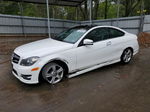 2015 Mercedes-benz C 250 White vin: WDDGJ4HB0FG369441