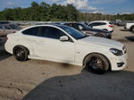 2012 Mercedes-benz C 250 White vin: WDDGJ4HB1CF747493