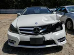 2012 Mercedes-benz C 250 White vin: WDDGJ4HB1CF808938