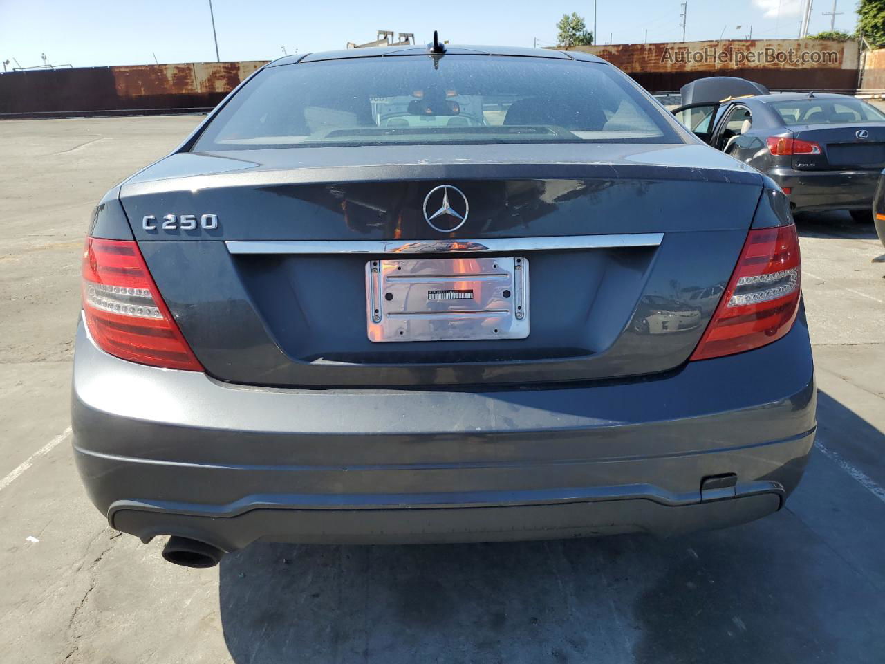 2012 Mercedes-benz C 250 Charcoal vin: WDDGJ4HB2CF746627