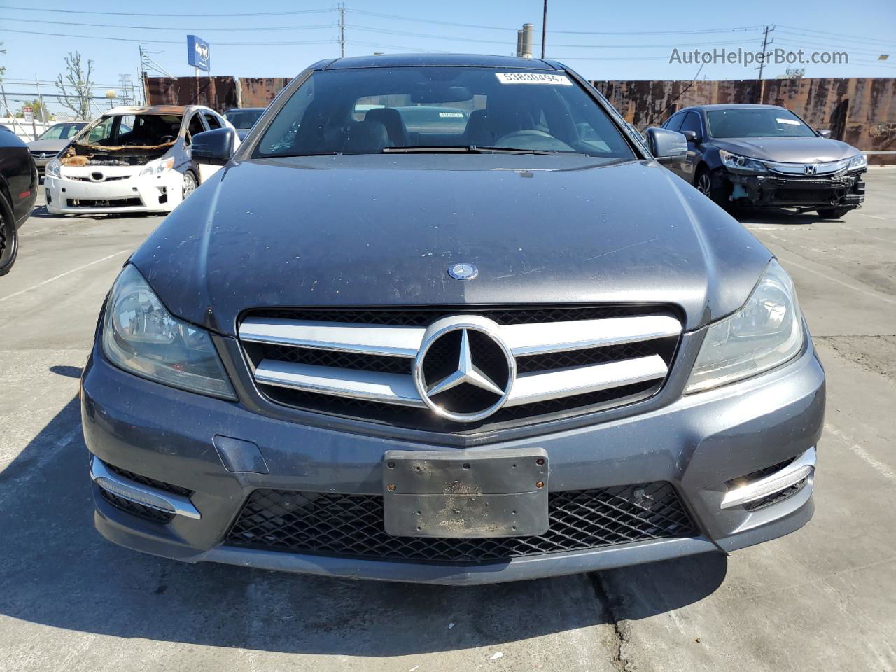 2012 Mercedes-benz C 250 Charcoal vin: WDDGJ4HB2CF746627