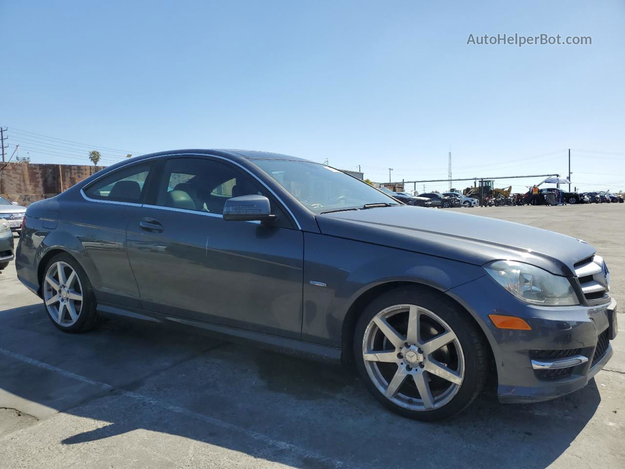 2012 Mercedes-benz C 250 Charcoal vin: WDDGJ4HB2CF746627