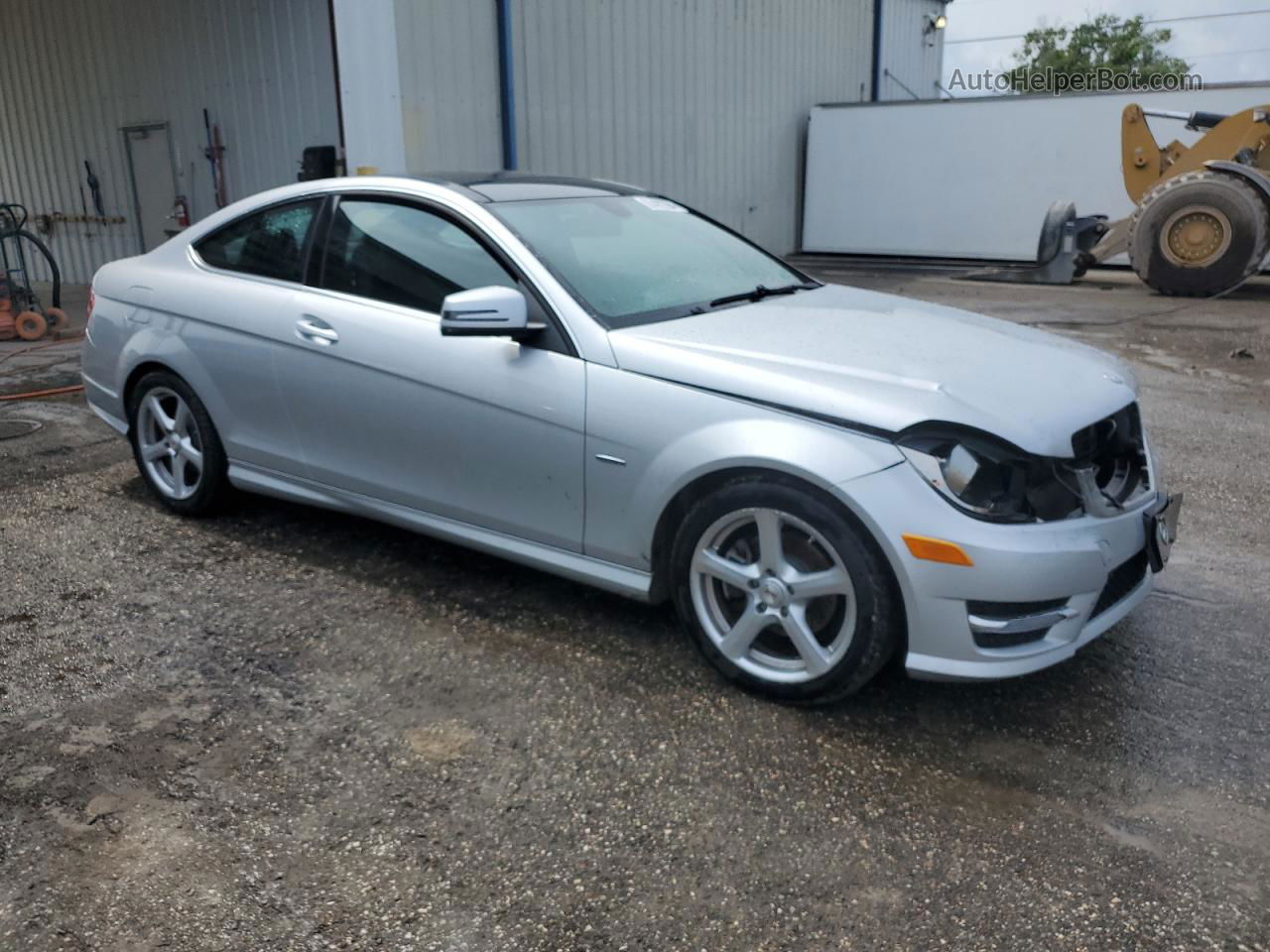 2012 Mercedes-benz C 250 Silver vin: WDDGJ4HB2CF793320