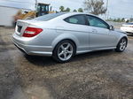 2012 Mercedes-benz C 250 Silver vin: WDDGJ4HB2CF793320