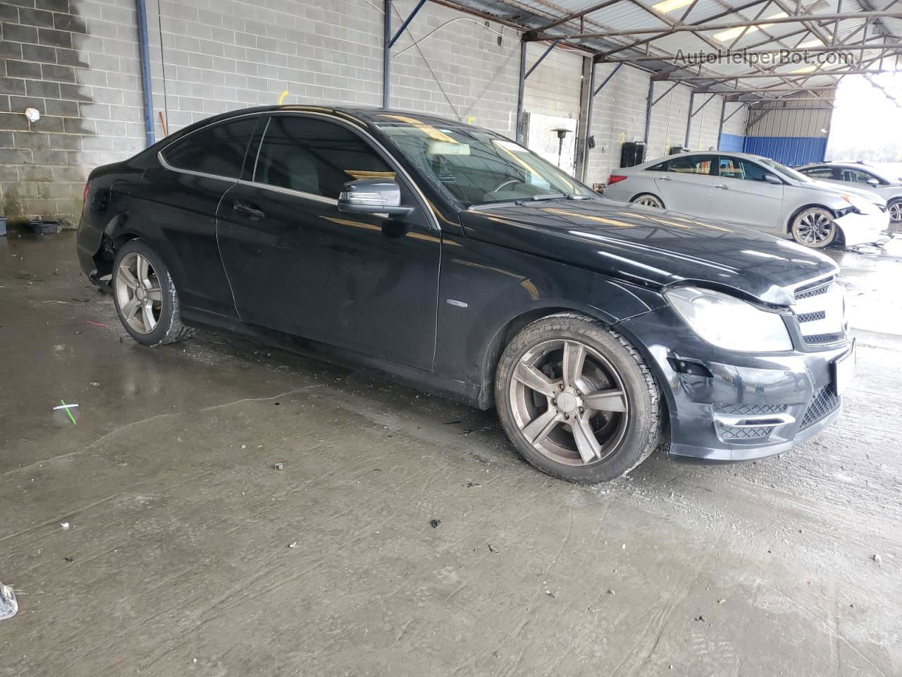 2012 Mercedes-benz C 250 Black vin: WDDGJ4HB3CF790037