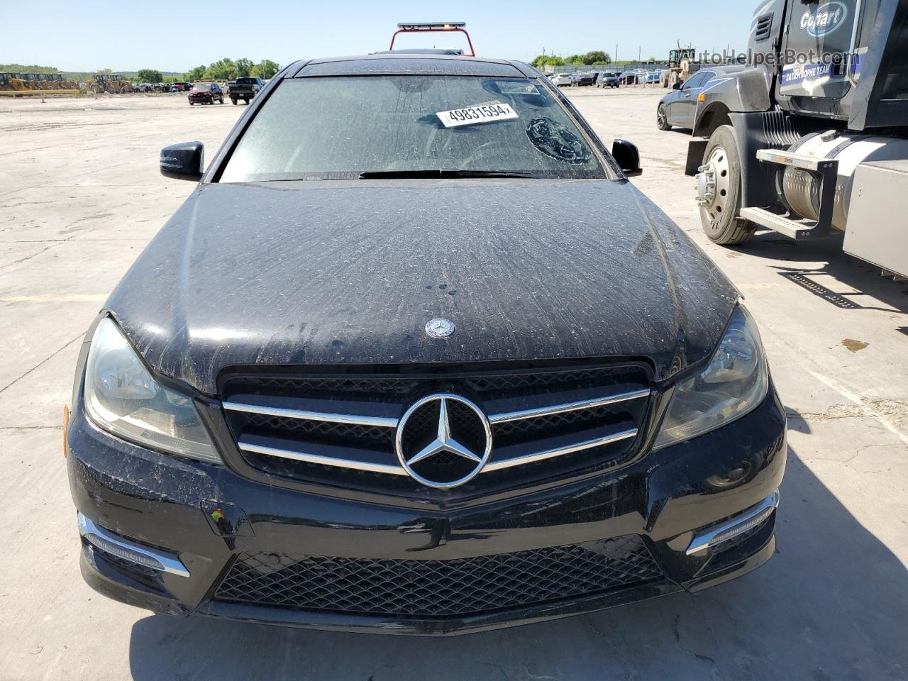 2015 Mercedes-benz C 250 Black vin: WDDGJ4HB3FG383074