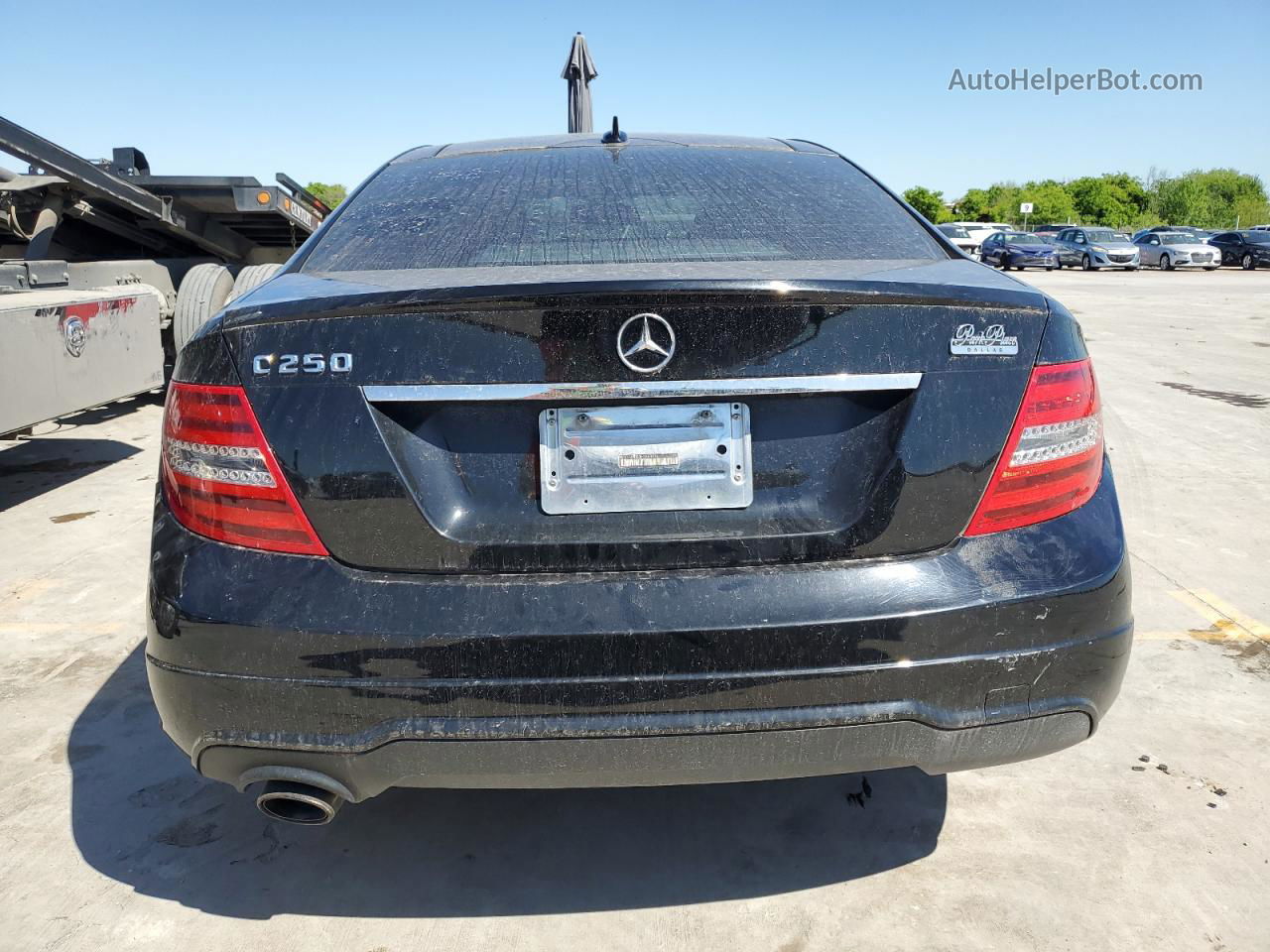 2015 Mercedes-benz C 250 Black vin: WDDGJ4HB3FG383074