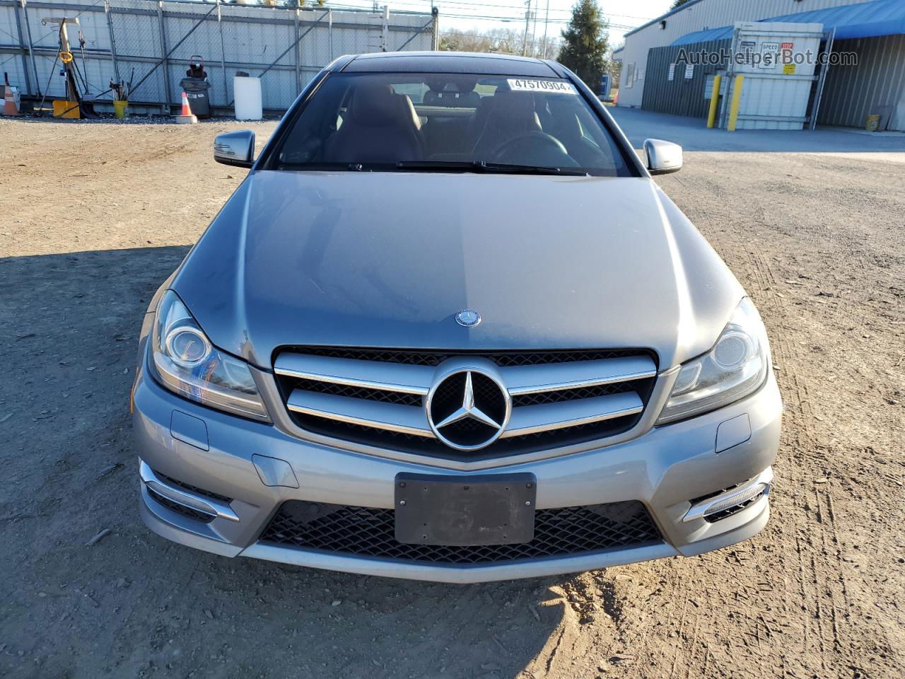 2012 Mercedes-benz C 250 Gray vin: WDDGJ4HB5CF874103