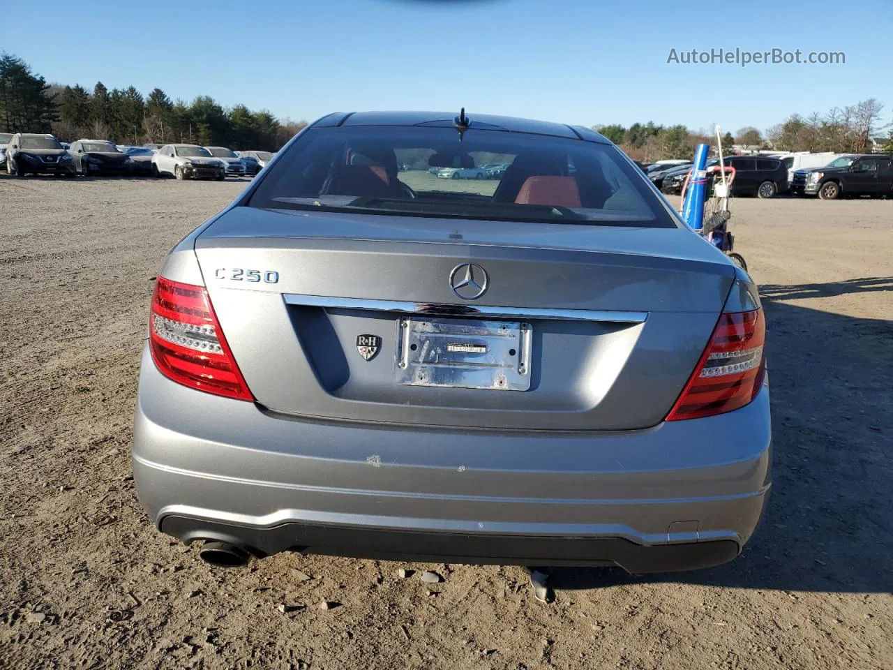 2012 Mercedes-benz C 250 Gray vin: WDDGJ4HB5CF874103