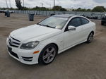 2012 Mercedes-benz C 250 White vin: WDDGJ4HB6CF744041