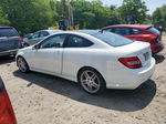 2012 Mercedes-benz C 250 White vin: WDDGJ4HB6CF777511