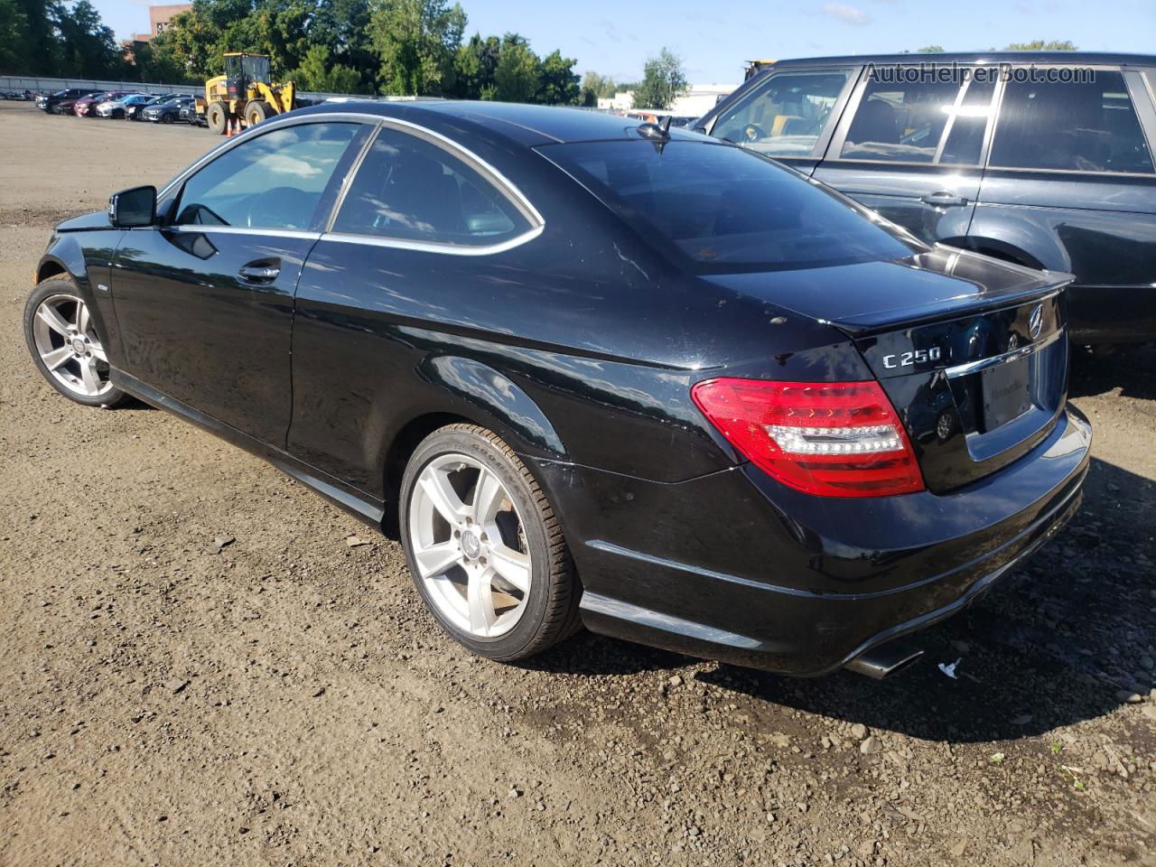 2012 Mercedes-benz C 250 Black vin: WDDGJ4HB6CF779307