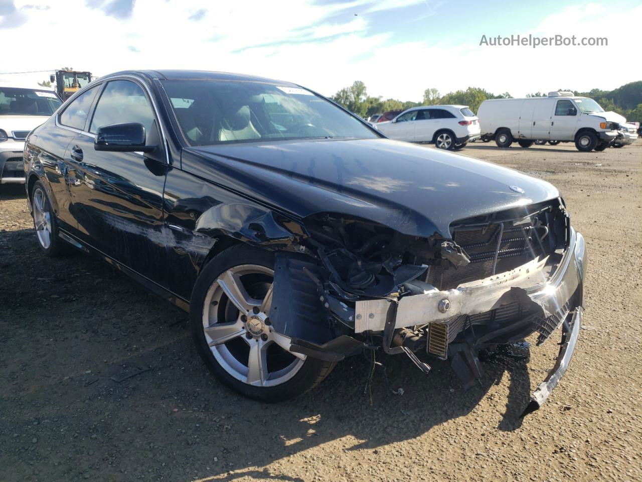 2012 Mercedes-benz C 250 Black vin: WDDGJ4HB6CF779307