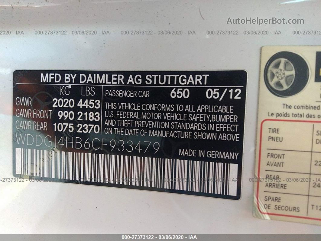 Price & History 2012 Mercedes-benz C 250 vin: WDDGJ4HB6CF933479