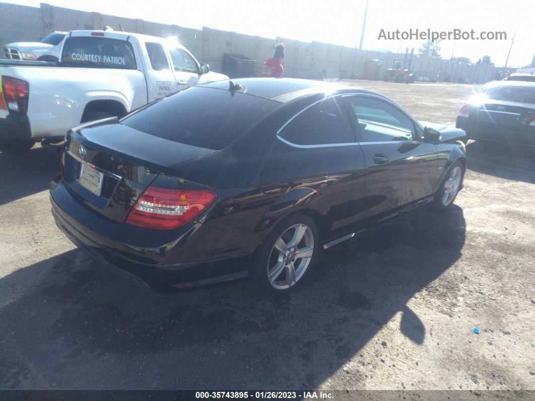 2012 Mercedes-benz C 250 Black vin: WDDGJ4HB7CF829521