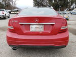 2012 Mercedes-benz C 250 Red vin: WDDGJ4HB9CF906583