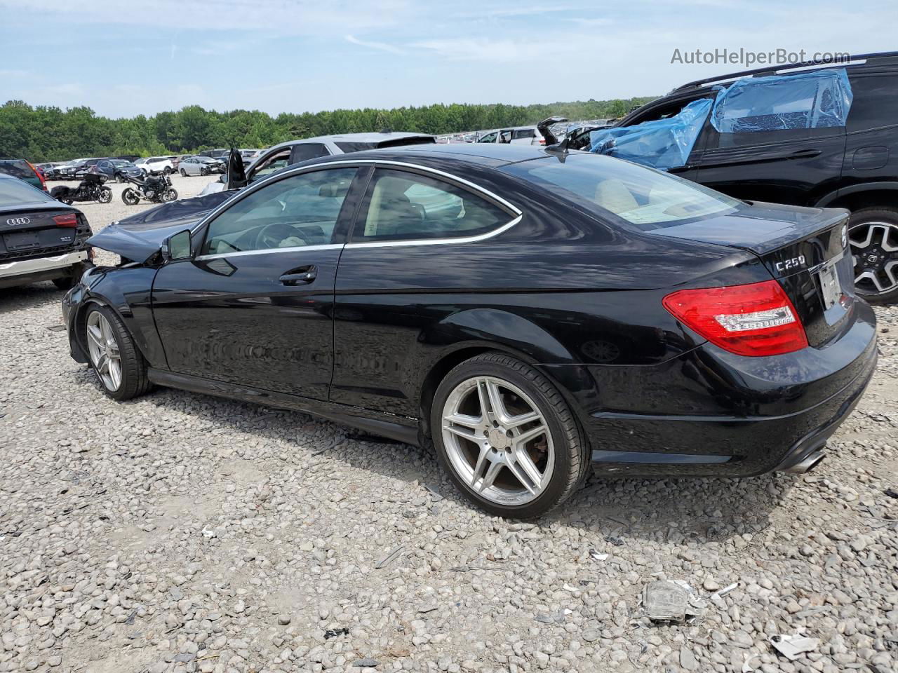 2015 Mercedes-benz C 250 Black vin: WDDGJ4HB9FG349947