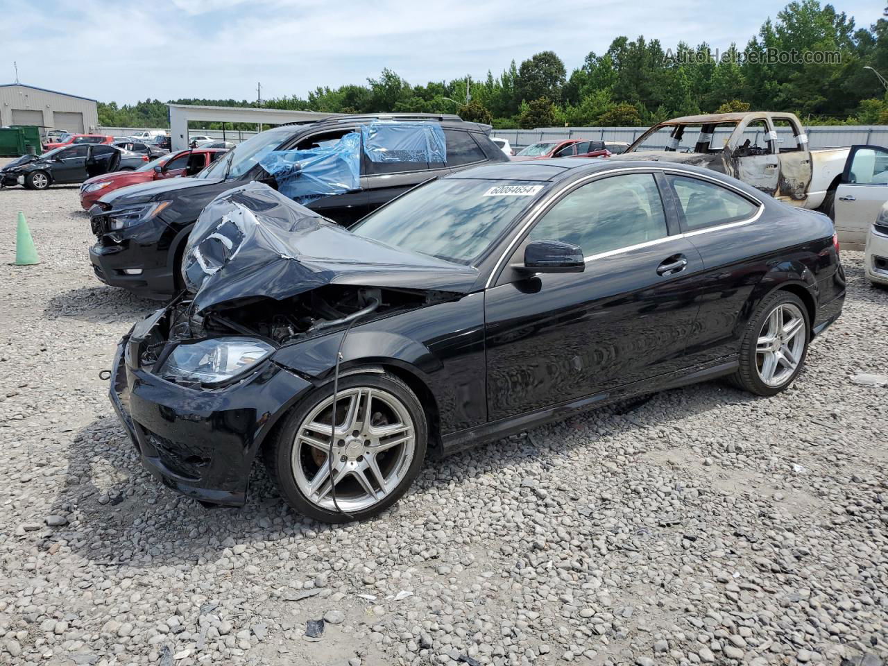 2015 Mercedes-benz C 250 Black vin: WDDGJ4HB9FG349947