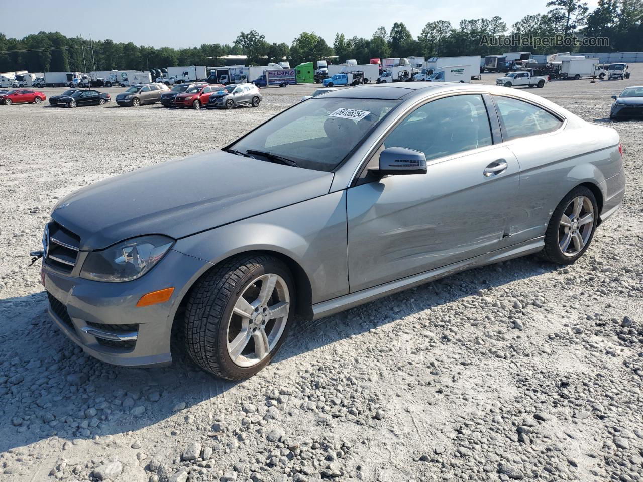 2015 Mercedes-benz C 250 Gray vin: WDDGJ4HB9FG383371