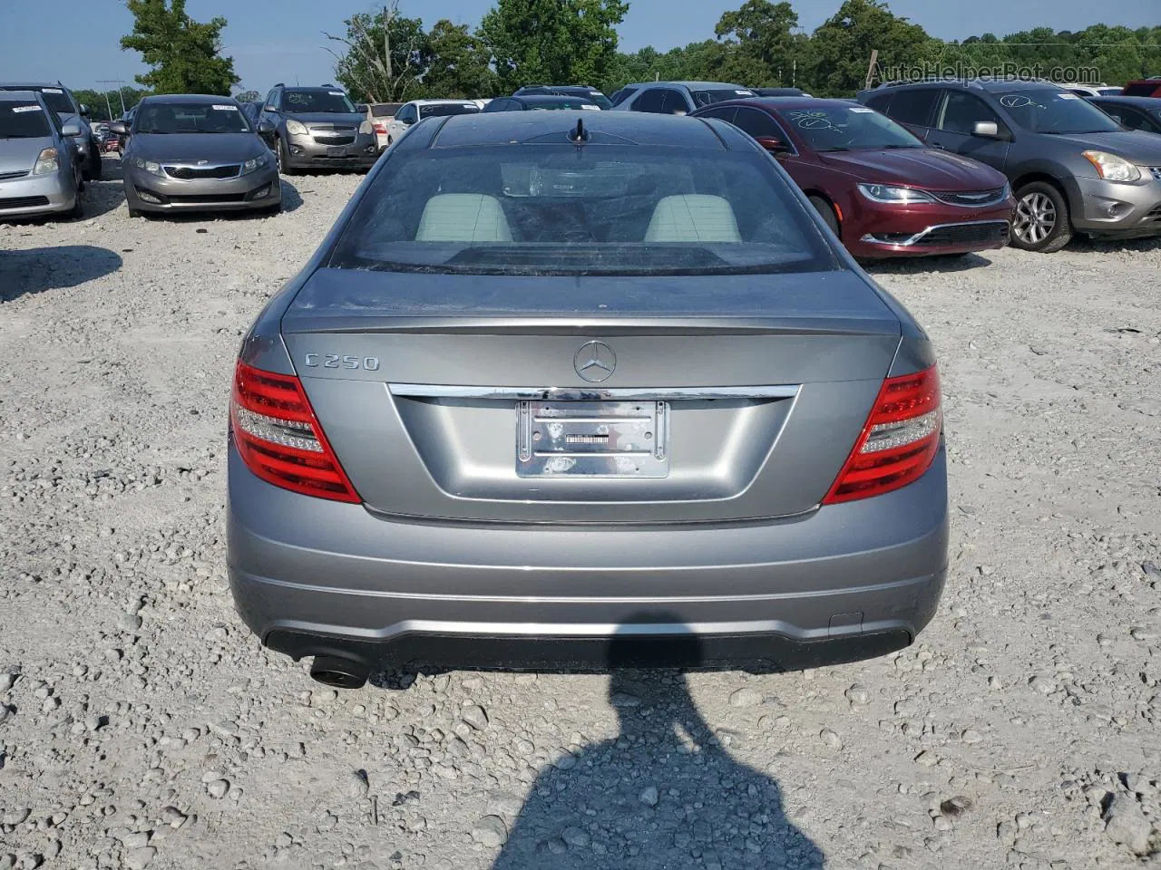 2015 Mercedes-benz C 250 Серый vin: WDDGJ4HB9FG383371