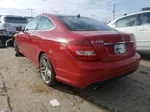 2012 Mercedes-benz C 250 Red vin: WDDGJ4HBXCF781660