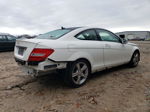 2015 Mercedes-benz C 250 White vin: WDDGJ4HBXFG430830