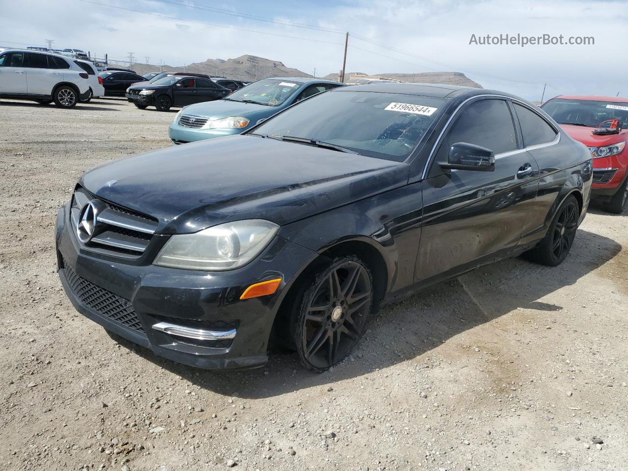 2015 Mercedes-benz C 350 Черный vin: WDDGJ5HB0FG437985