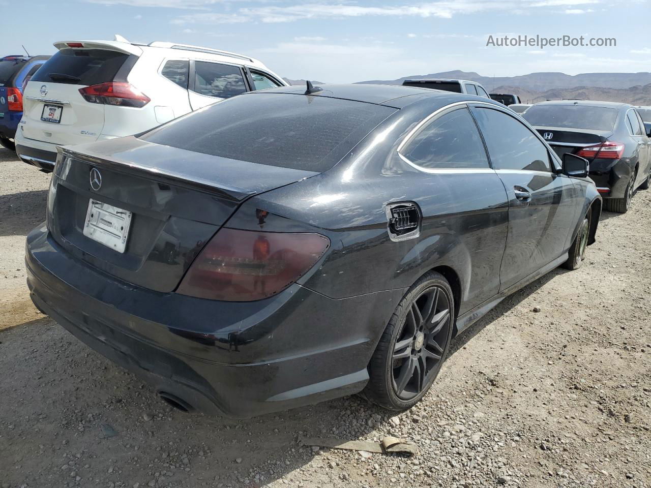 2015 Mercedes-benz C 350 Black vin: WDDGJ5HB0FG437985