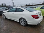 2012 Mercedes-benz C 350 White vin: WDDGJ5HB1CF868126