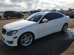 2015 Mercedes-benz C 350 4matic White vin: WDDGJ8JB1FG368218