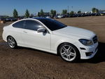 2015 Mercedes-benz C 350 4matic White vin: WDDGJ8JB1FG368218