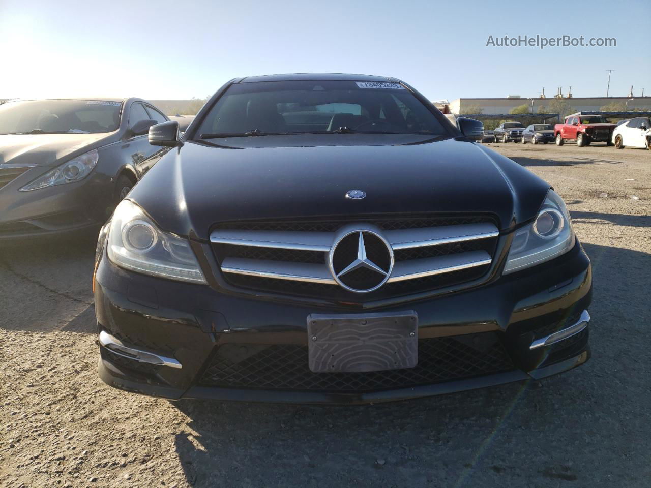 2012 Mercedes-benz C 350 4matic Черный vin: WDDGJ8JBXCF901877