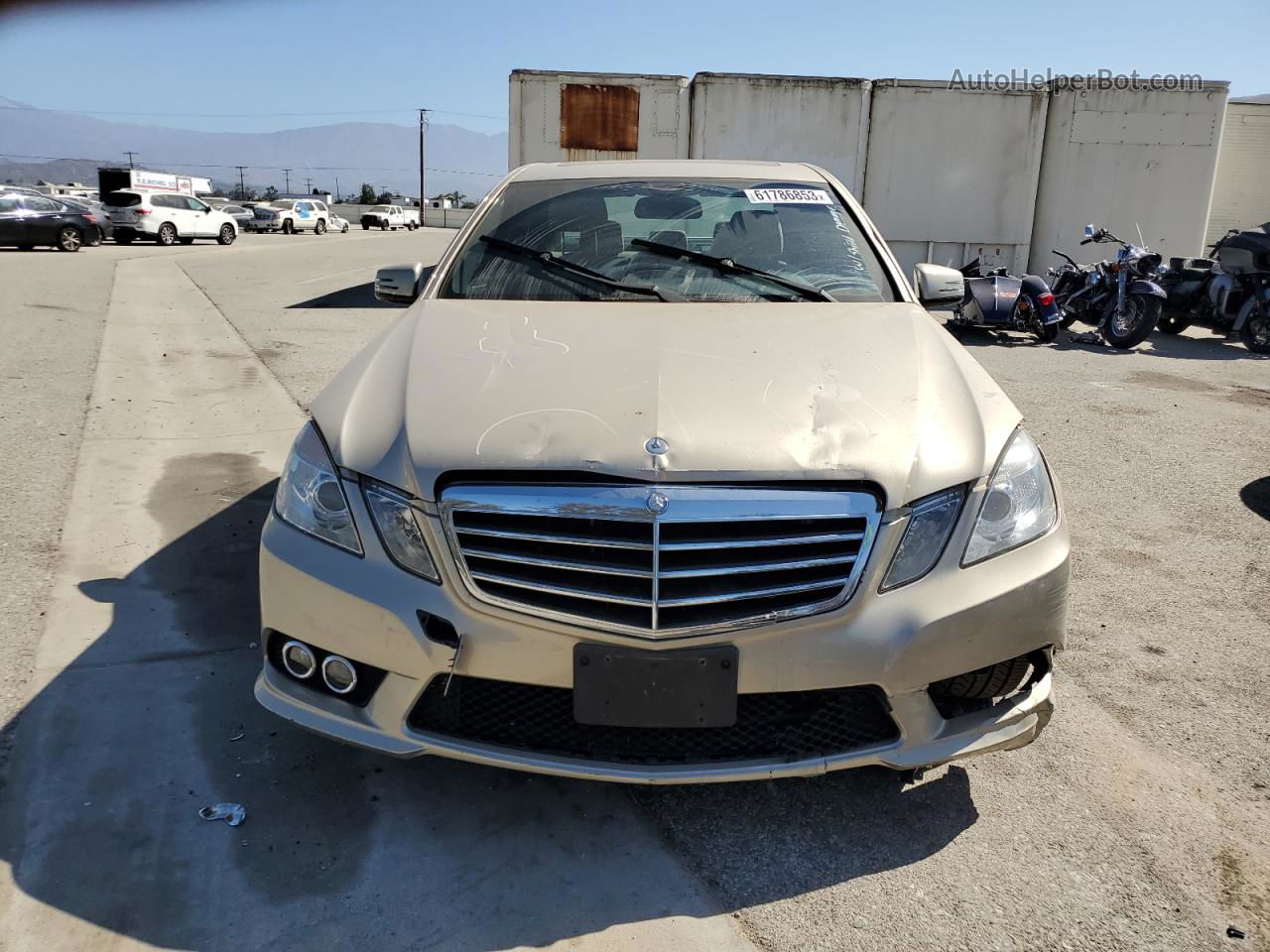 2010 Mercedes-benz E 350 Beige vin: WDDHF5GB0AA043602