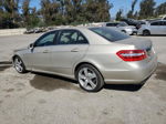 2010 Mercedes-benz E 350 Beige vin: WDDHF5GB0AA043602