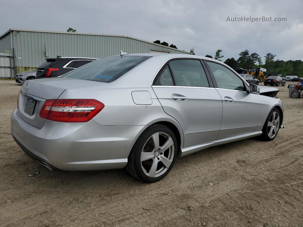 2010 Mercedes-benz E 350 Silver vin: WDDHF5GB0AA095358