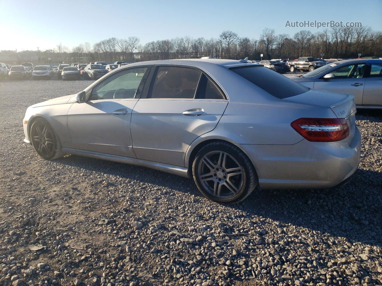 2010 Mercedes-benz E 350 Silver vin: WDDHF5GB0AA098891