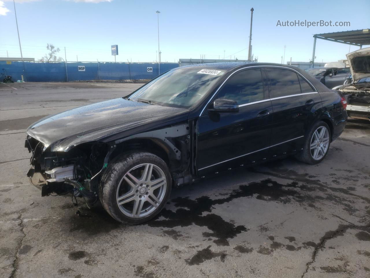 2010 Mercedes-benz E 350 Black vin: WDDHF5GB0AA143697