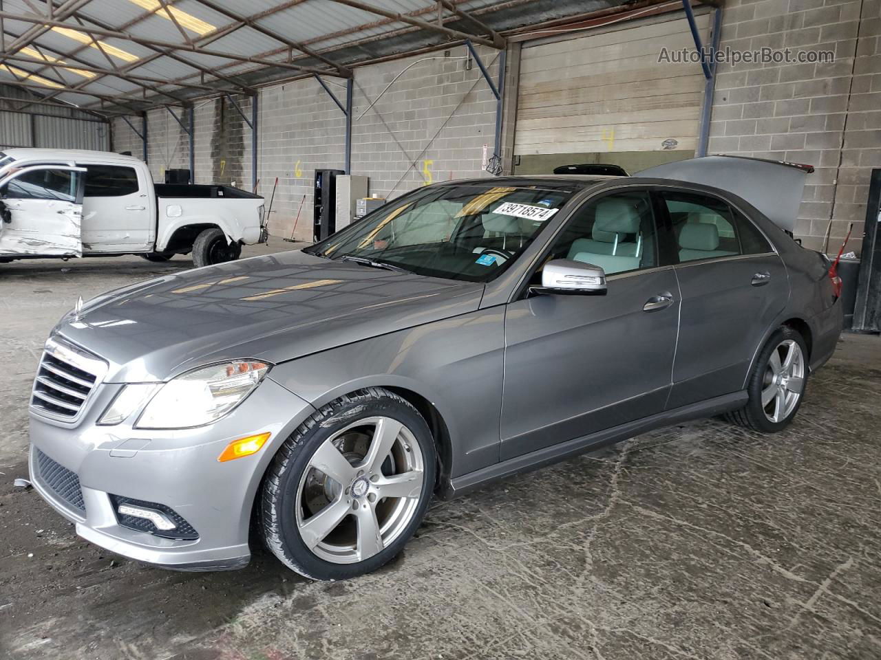 2010 Mercedes-benz E 350 Silver vin: WDDHF5GB0AA180801