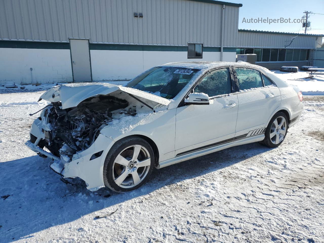 2010 Mercedes-benz E 350 Белый vin: WDDHF5GB1AA023889