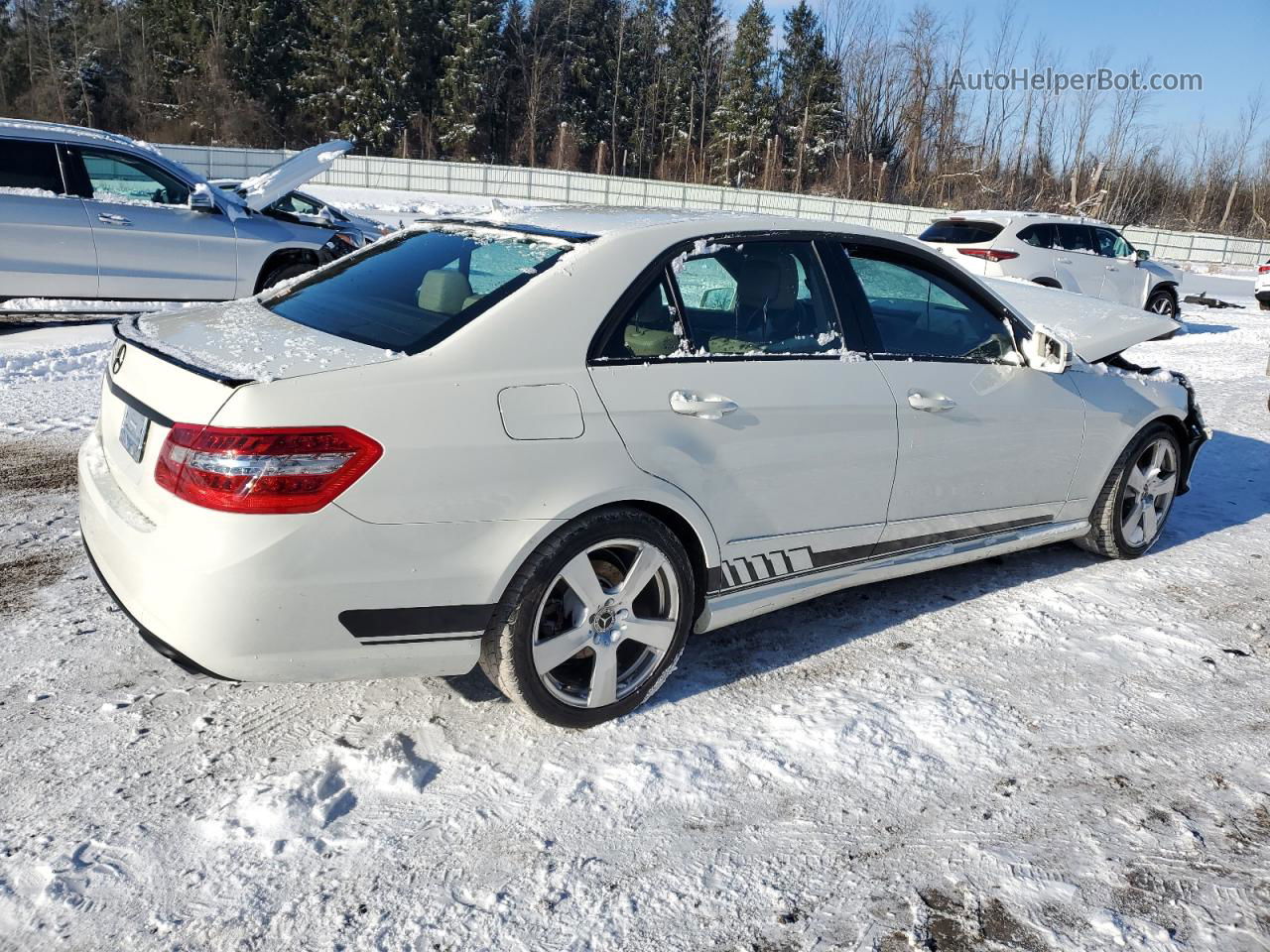 2010 Mercedes-benz E 350 Белый vin: WDDHF5GB1AA023889