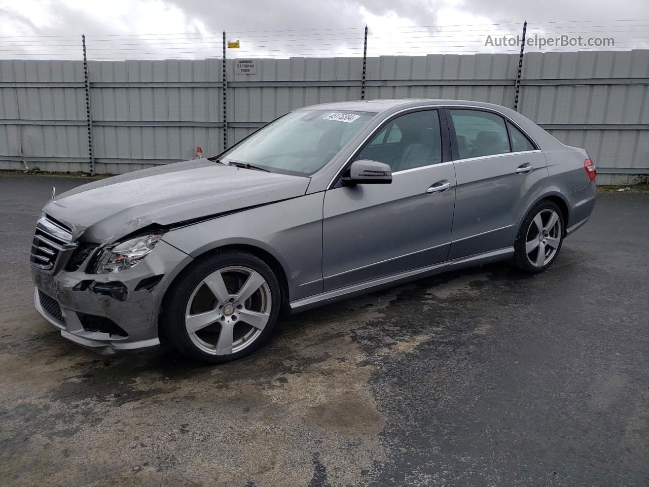 2010 Mercedes-benz E 350 Серый vin: WDDHF5GB1AA132644