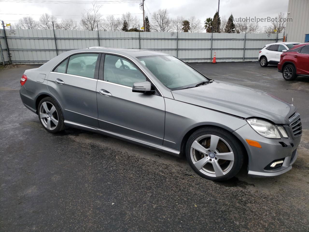 2010 Mercedes-benz E 350 Gray vin: WDDHF5GB1AA132644