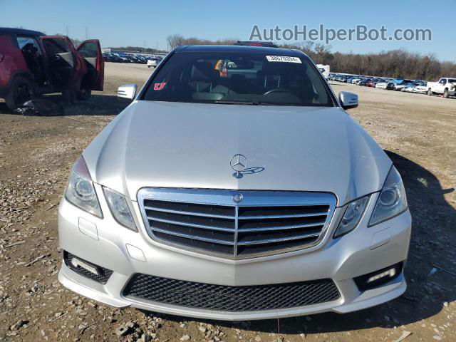 2010 Mercedes-benz E 350 Silver vin: WDDHF5GB1AA251973