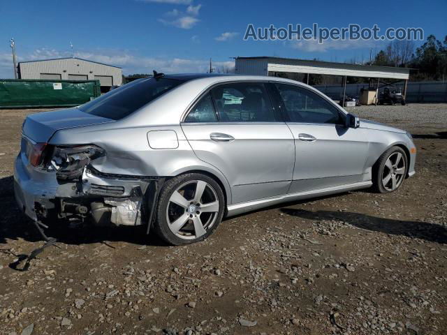 2010 Mercedes-benz E 350 Silver vin: WDDHF5GB1AA251973